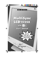NEC L1525XG User Manual preview