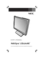 NEC L172EN User Manual preview