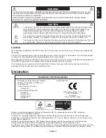 Preview for 3 page of NEC L195RW User Manual