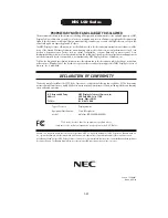 Preview for 31 page of NEC L202EV User Manual