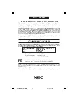 Предварительный просмотр 43 страницы NEC L203FQ User Manual