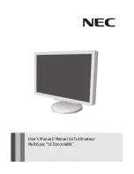 NEC L205GX User Manual preview