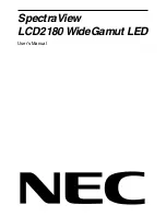 NEC L215GF User Manual preview