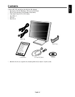 Preview for 5 page of NEC L215GF User Manual