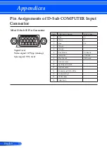 Предварительный просмотр 59 страницы NEC L50W LED User Manual