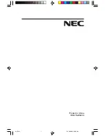 Предварительный просмотр 139 страницы NEC LA-1526HMW User Manual