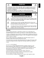 Preview for 2 page of NEC LA-15R03 User Manual