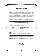 Preview for 46 page of NEC LA-18S02 User Manual