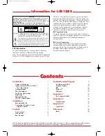 Preview for 2 page of NEC LCD1280 User Manual