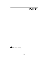 Предварительный просмотр 19 страницы NEC LCD1501-BK Service Manual