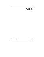 Предварительный просмотр 23 страницы NEC LCD1511M Service Manual