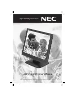 Preview for 1 page of NEC LCD15151715 User Manual