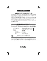 Preview for 52 page of NEC LCD1560M - MultiSync - 15" LCD Monitor User Manual