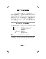 Preview for 48 page of NEC LCD1560V - MultiSync - 15" LCD Monitor User Manual