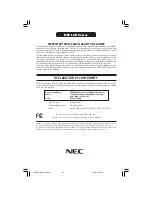 Preview for 38 page of NEC LCD15651765 User Manual