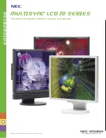 Preview for 1 page of NEC LCD1570NX - MultiSync - 15" LCD Monitor Specifications
