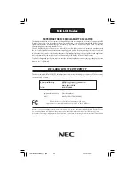 Preview for 52 page of NEC LCD1570NX - MultiSync - 15" LCD Monitor User Manual