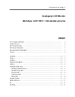 Preview for 19 page of NEC LCD1700V - MultiSync - 17" LCD Monitor User Manual