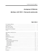 Preview for 103 page of NEC LCD1700V - MultiSync - 17" LCD Monitor User Manual