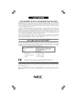 Preview for 49 page of NEC LCD1720M - MultiSync - 17" LCD Monitor User Manual