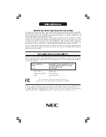 Preview for 50 page of NEC LCD1720M - MultiSync - 17" LCD Monitor User Manual