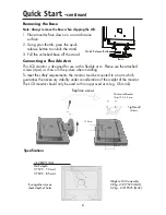 Preview for 8 page of NEC LCD175VX - MultiSync - 17" LCD Monitor User Manual