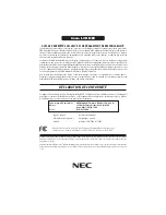 Preview for 43 page of NEC LCD1760V - MultiSync - 17" LCD Monitor User Manual