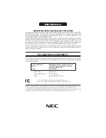 Preview for 44 page of NEC LCD1760V - MultiSync - 17" LCD Monitor User Manual