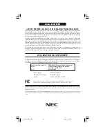 Preview for 47 page of NEC LCD1760VM - MultiSync - 17" LCD Monitor User Manual