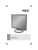 Preview for 1 page of NEC LCD1770GX-BK User Manual