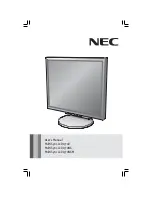 Preview for 1 page of NEC LCD1770V - MultiSync - 17" LCD Monitor User Manual
