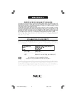 Preview for 55 page of NEC LCD1770V - MultiSync - 17" LCD Monitor User Manual