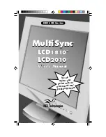 Preview for 1 page of NEC LCD1810 - MultiSync - 18.1" LCD Monitor User Manual