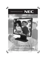 Предварительный просмотр 1 страницы NEC LCD1915X User Manual
