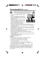 Preview for 13 page of NEC LCD1920NX BK - MultiSync - 19" LCD Monitor User Manual