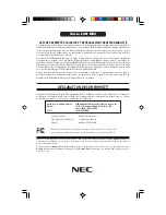 Preview for 47 page of NEC LCD1920NX BK - MultiSync - 19" LCD Monitor User Manual