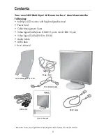Preview for 4 page of NEC LCD195NXM - MultiSync - 19" LCD Monitor User Manual