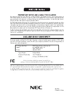 Preview for 81 page of NEC LCD195NXM - MultiSync - 19" LCD Monitor User Manual