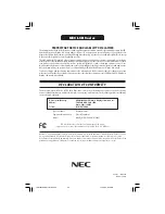 Preview for 45 page of NEC LCD1960NXI - MultiSync - 19" LCD Monitor User Manual