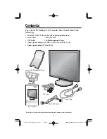 Preview for 4 page of NEC LCD1970GX-BK - MultiSync - 19" LCD Monitor User Manual