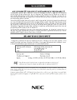 Preview for 54 page of NEC LCD1970NX-BK - MultiSync - 19" LCD Monitor User Manual