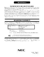 Preview for 55 page of NEC LCD1970NX-BK - MultiSync - 19" LCD Monitor User Manual