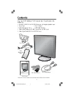 Preview for 4 page of NEC LCD1970V-BK - MultiSync - 19" LCD Monitor User Manual