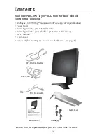 Preview for 4 page of NEC LCD1990FXP-BK - MultiSync - 19" LCD Monitor User Manual