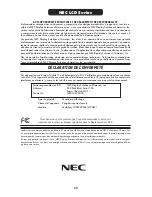 Preview for 70 page of NEC LCD1990FXP-BK - MultiSync - 19" LCD Monitor User Manual