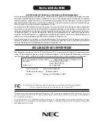 Preview for 105 page of NEC LCD1990FXP-BK - MultiSync - 19" LCD Monitor User Manual