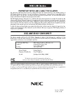 Предварительный просмотр 107 страницы NEC LCD1990FXP-BK - MultiSync - 19" LCD Monitor User Manual