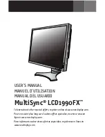 NEC LCD1990FXTM User Manual preview