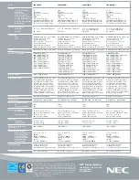 Preview for 6 page of NEC LCD1990SX - MultiSync - 19" LCD Monitor Specifications