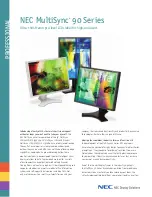NEC LCD1990SXi BK MultiSync -LCD Brochure & Specs preview